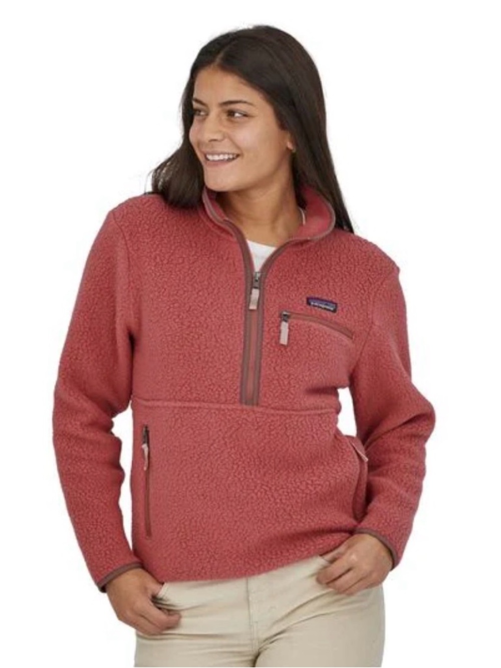Patagonia | Women’s Retro Pile Fleece Marsupial Pullover, Md - Picture 12 of 13